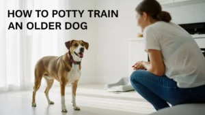how to potty train an older dog