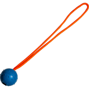 RUBBER BALL WITH HAND STRAP