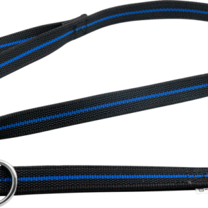 BLUELINE 4FT RUBBERIZED LEASH WITH RING