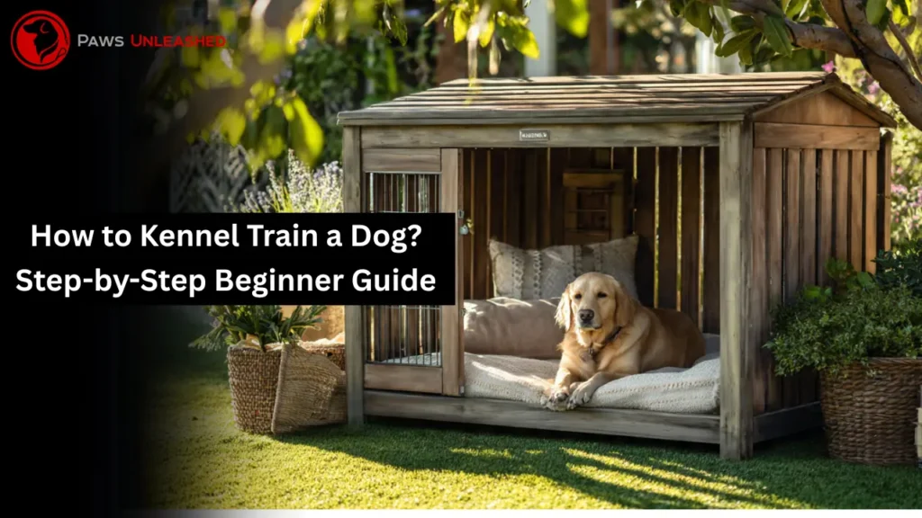 how to kennel train a dog