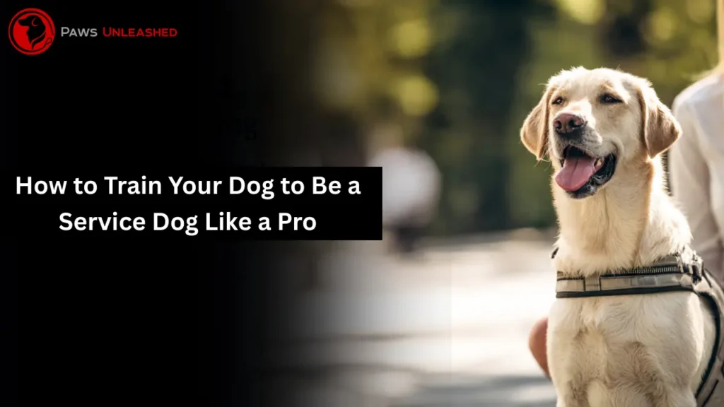 how to train your dog to be a service dog