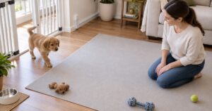 How to Puppy-Proof a Space for Short Training Sessions