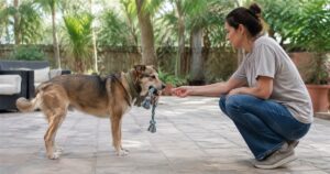 How to Teach a Dog to Drop It Without Chasing or Grabbing
